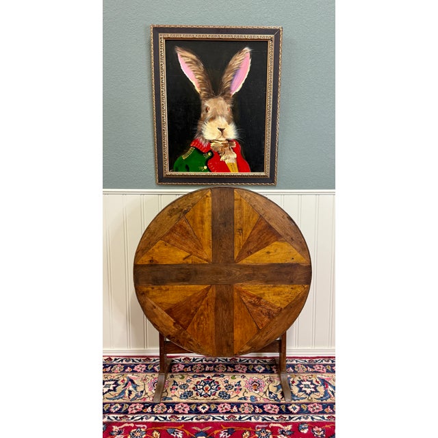 ABOUT US * SHIPPING * RETURN POLICY * BROWSE MY STORE SUPERB Mid 19th Century Antique Oak ROUND Antique French Oak Wine...