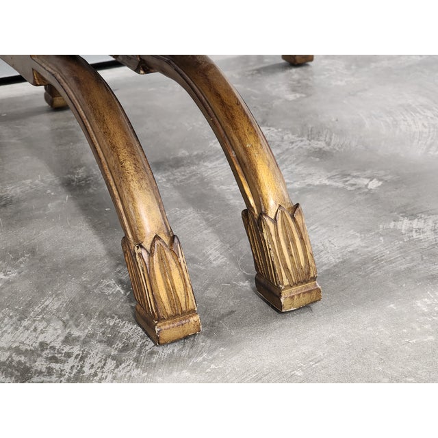 Neoclassical Style Curule Benches With Animal Print Upholstery - A Pair For Sale - Image 11 of 13