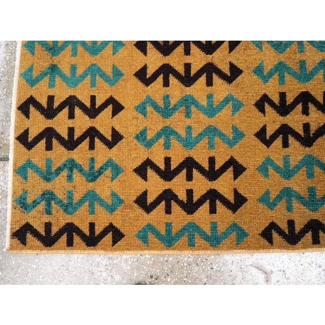 Mid 20th Century Galerie Shabab Collection Mid-20th Century Turkish Anatolian Art Deco Runner For Sale - Image 5 of 8