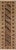 Rustic Ziegler Blue/Ivory Wool Runner Rug- 2'9'' X 9'8'' For Sale - Image 9 of 10