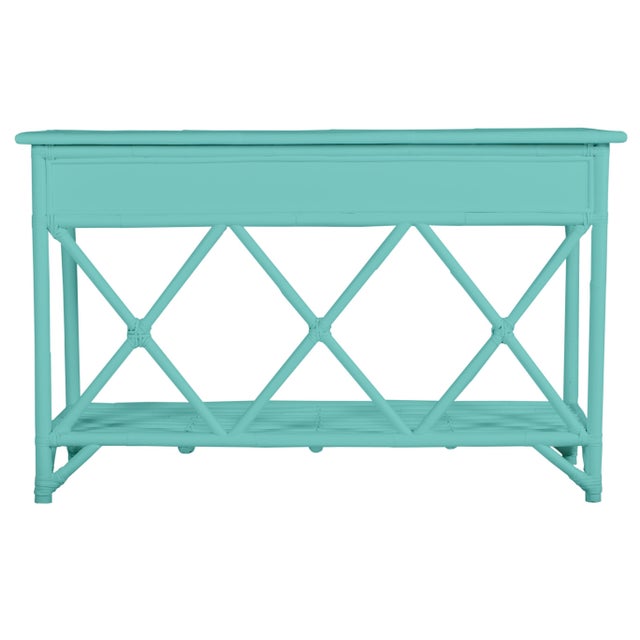 Coastal Aruba Sideboard - Turquoise For Sale - Image 3 of 6