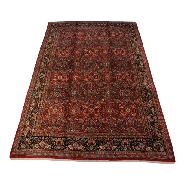 Vintage Mahal Rug - 12'4" X 19'1" For Sale