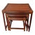 Chippendale Late 20th Century McGuire Manner Rattan Nesting Tables For Sale - Image 3 of 6