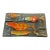 Higgins Art Glass Midcentury Orange Fish Glass Ashtray For Sale