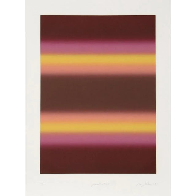 Abstract Barry Nelson, "Paralax Xvii", Abstract Etching For Sale - Image 3 of 3