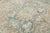 Antique Distressed Heriz Rug – Handwoven Wool on Cotton, Faded Blue & Terracotta Medallion Carpet -7' 11'' X 11' 2'' For Sale - Image 14 of 18