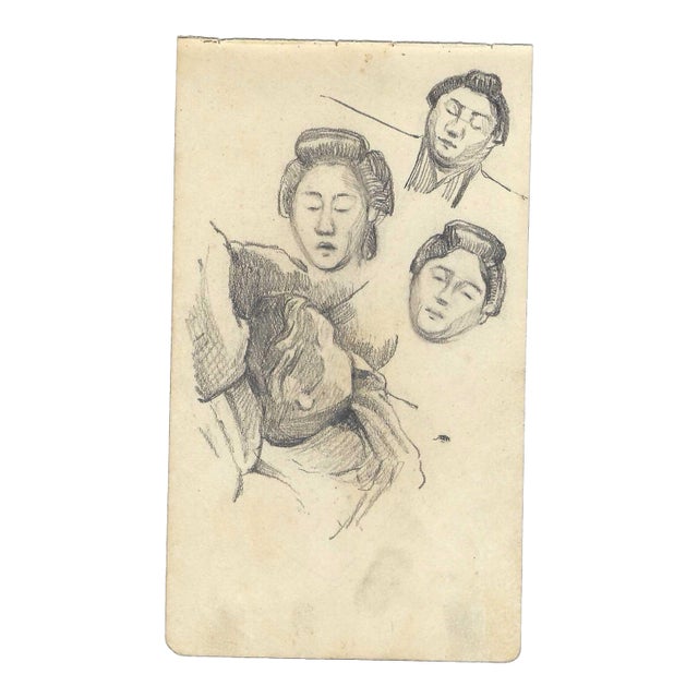 1907 Japanese Portrait Studies For Sale