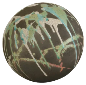 Abstract Spherical Ceramic Sculpture