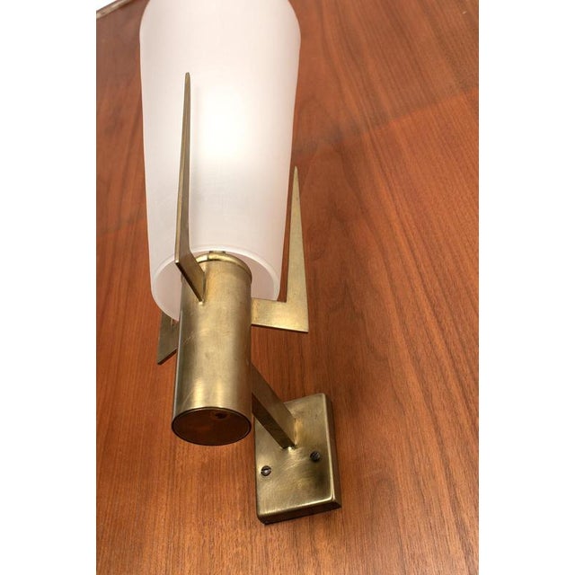 Metal Wall Lights, Set of 2 For Sale - Image 7 of 10