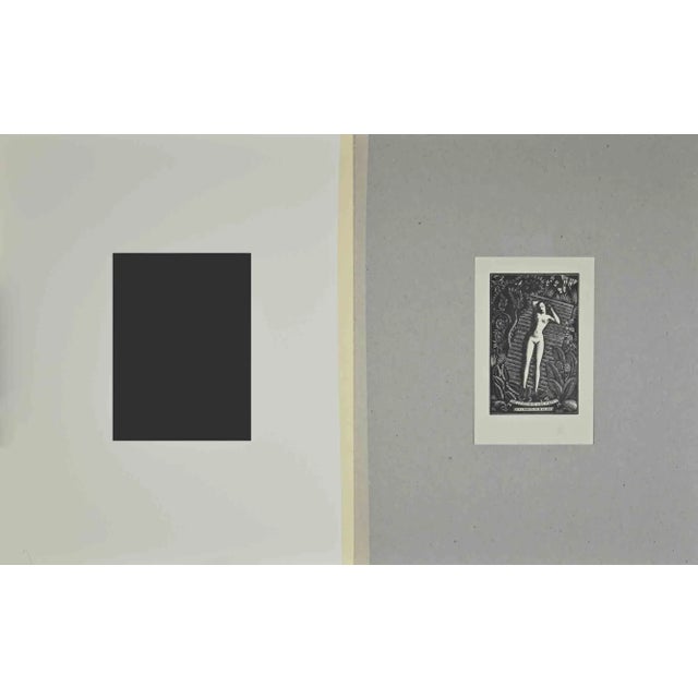 Ex Libris Giorgio Balbi is an artwork realized by Italo Zetti, in 1946. Woodcut, 11 x 8 cm; It includes passepartout 24 x...