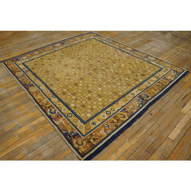 Antique Chinese - Ningxia rug, size: 6' 8'' x7' 4''.