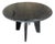 Andrianna Shamaris Mid Century Couture Espresso Teak Wood Stained Table For Sale