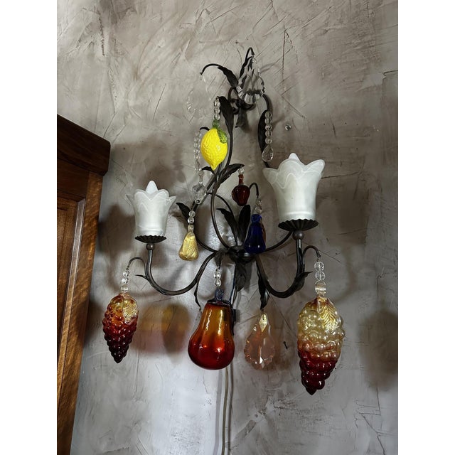 Vintage Murano Wall Sconce, 1960s For Sale - Image 4 of 14