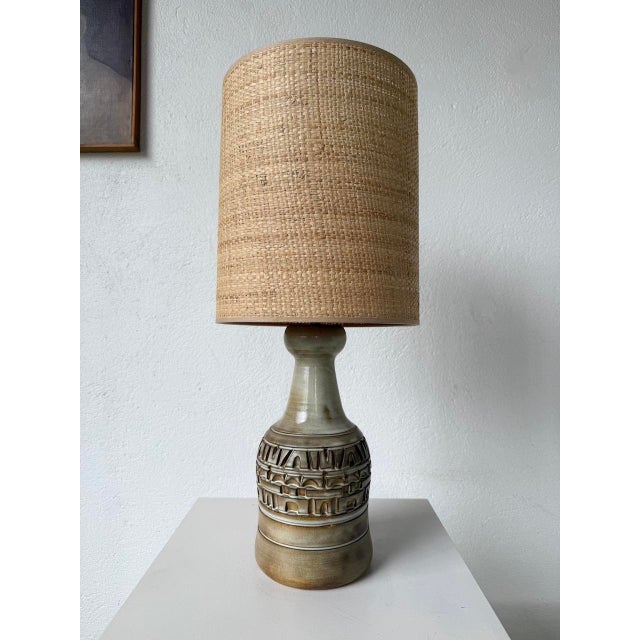 Ceramic Ceramic Table Lamp by Marius Bessone, 1960s For Sale - Image 7 of 18