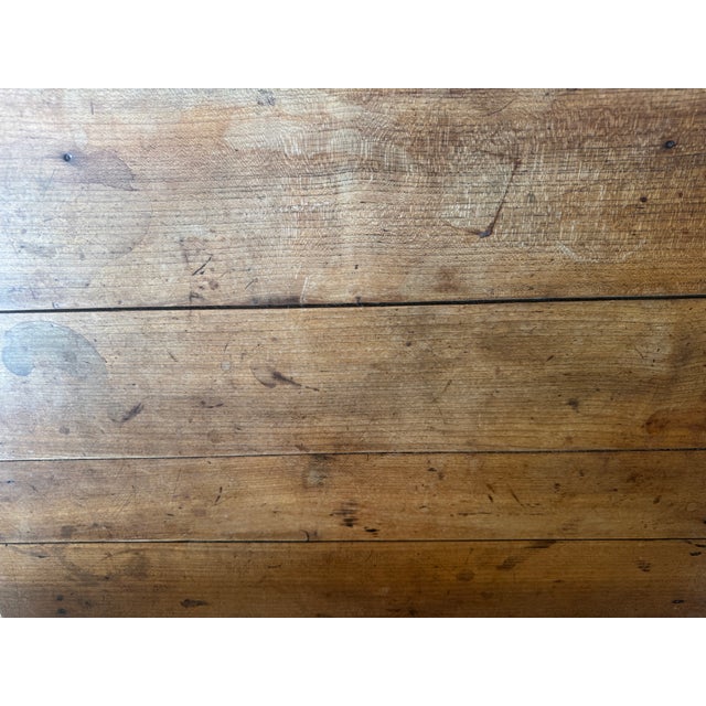 Vintage Wooden Side Table With Drawer For Sale - Image 13 of 16