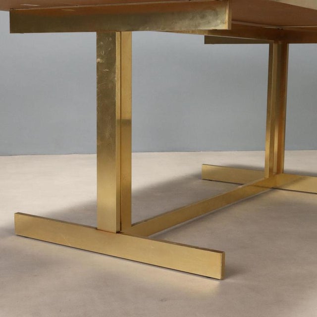 Brass Table by Mario Sabot, 1980s For Sale - Image 6 of 10