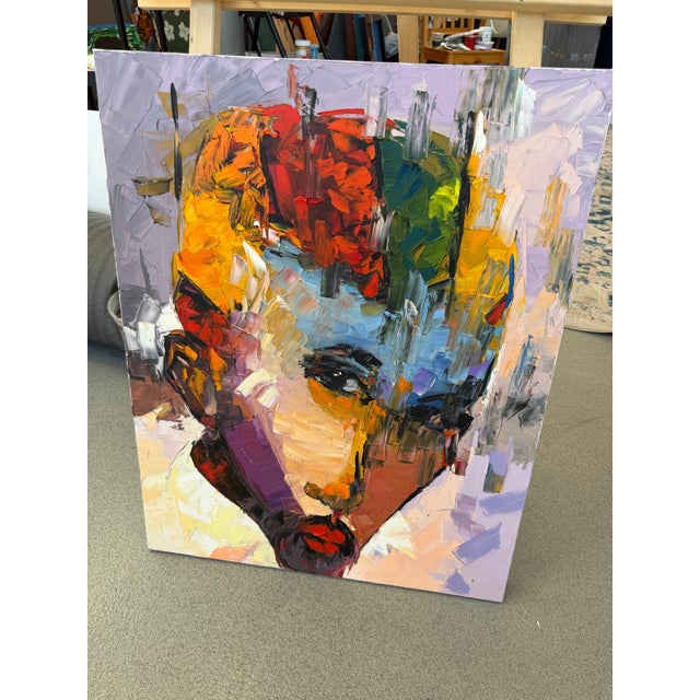 Pablo Picasso Metamorphosis Ii, Impasto Oil Painting by Godfrey Afebuame (2024), Newly Made, Early 21st Century, Impressionism For Sale - Image 4 of 5