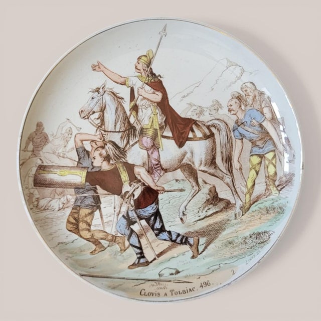 Plates from Creil & Montereau, 1890s, Set of 12 For Sale - Image 3 of 17