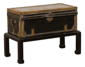 Chinese 19th C. Raised Trunk (Drinks Table)