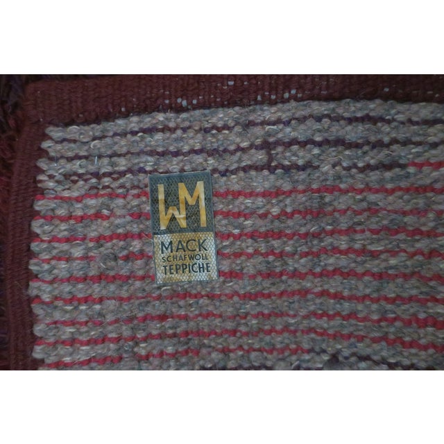 Mid-Century Modern Long Pile Hand-Knotted Rug from Walter Mack, 1960s For Sale - Image 6 of 12
