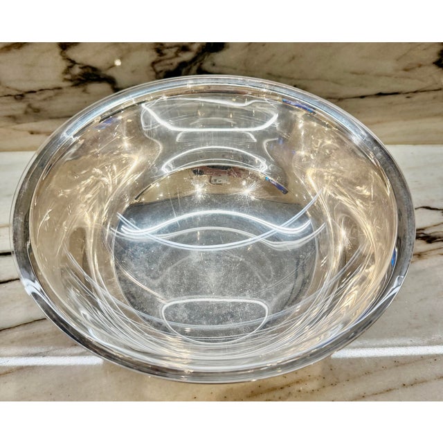 Late 20th Century Silver Engraved “December 1990 Bowl” For Sale In Miami - Image 6 of 6