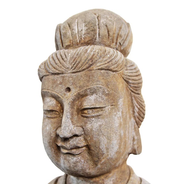 Stone Geisha Garden Statue Chairish