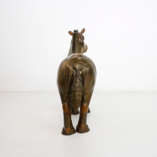 Brown 1960s Horse Figure attributed to Sergio Bustamante For Sale - Image 8 of 17