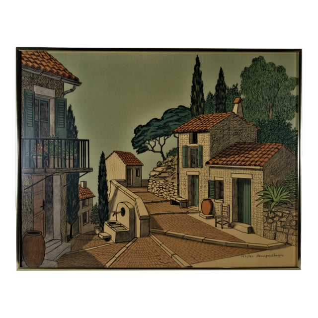 Denis Paul Noyer, Village de Provence, Circa 1970 For Sale