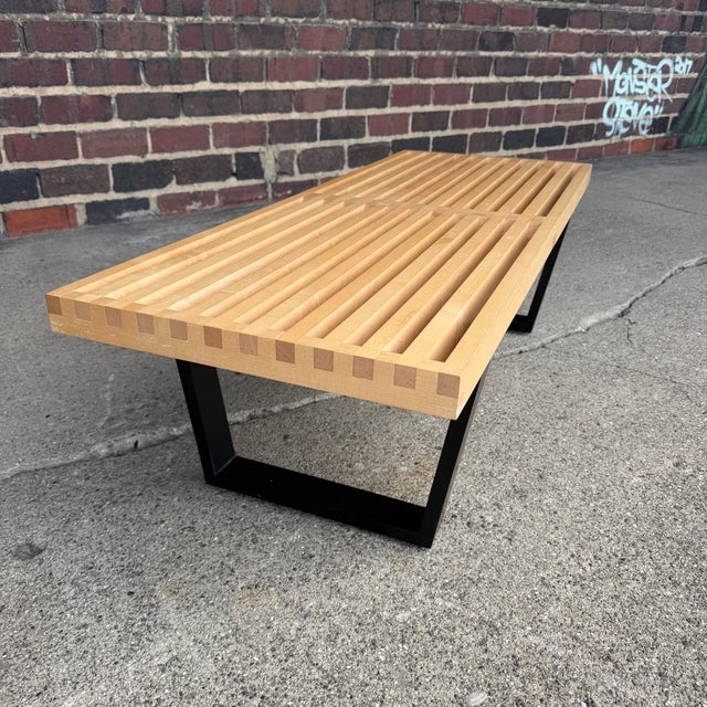 George Nelson for Herman Miller Platform Bench For Sale - Image 10 of 12