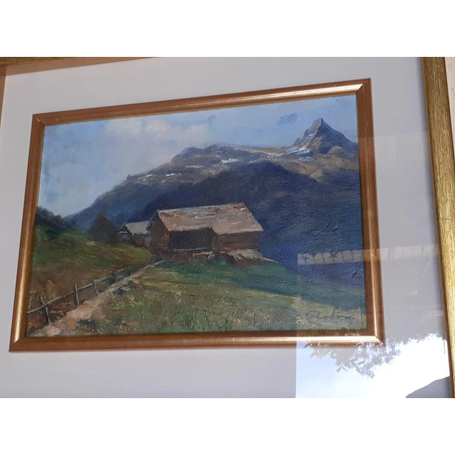 Giovanni Colmo, Landscape, Oil Painting, 1920s, Framed For Sale - Image 6 of 9