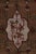 Textile Mid Century Vintage Kilim Red Gray Medallion Floral Rug For Sale - Image 7 of 10