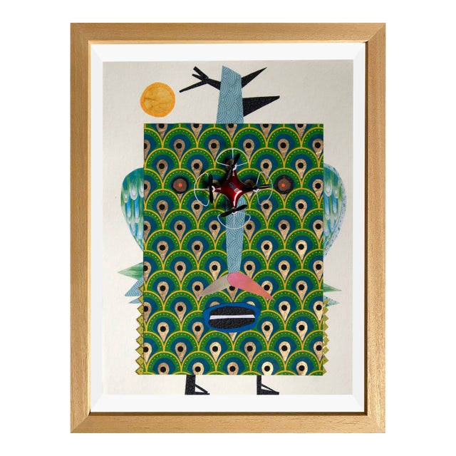 Fallen Angel by Raluca Arnăutu, Collage on Paper For Sale