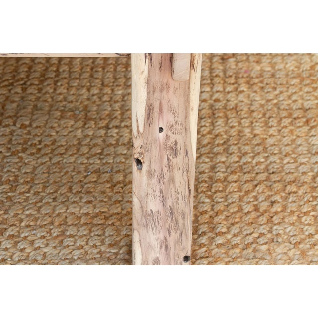 Bleached Teak Coastal Rustic Coffee Table For Sale In Los Angeles - Image 6 of 18