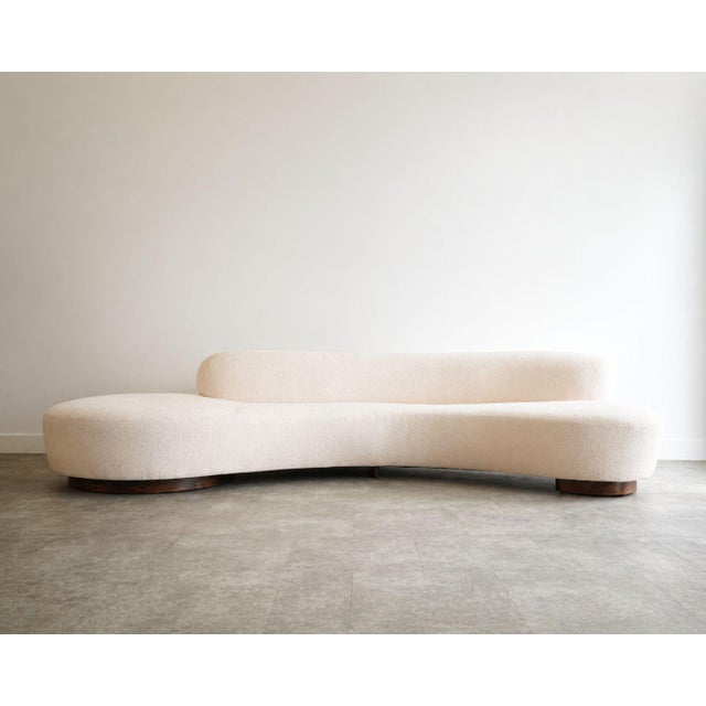 Late 20th Century Serpentine Sofa by Vladimir Kagan, Model 150bs For Sale - Image 5 of 10