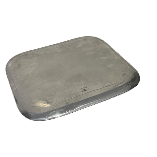 Vintage Mid-Century Nambé Alloy No. 555 Biomorphic Tray — 1956 For Sale In Atlanta - Image 6 of 7