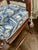 Wood Pair of Regency Style Mahogany Armchairs With Blue and White Chinoiserie Cushions For Sale - Image 7 of 11