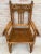 19th Century French Hand-Carved Oak Desk with Solomonic Legs and Armchair, Set of 2 For Sale - Image 5 of 18