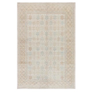 Modern Traditional Oriental Inspired Handmade Rug by Doris Leslie Blau For Sale