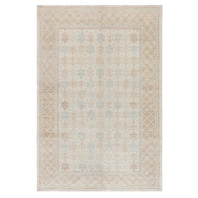 Modern Traditional Oriental Inspired Handmade Rug by Doris Leslie Blau For Sale