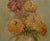 American Mid Century Zinnia Floral Still-Life For Sale - Image 3 of 5