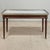 Mid 20th Century Mid-Century Louis XVI Style Mahogany Coffee Table With Carrara Marble For Sale - Image 5 of 18
