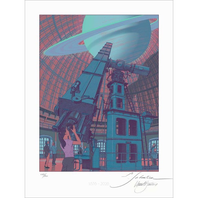 François Schuiten and Laurent Durieux, The Observatory (Var), 2026, Silkscreen Print For Sale - Image 4 of 4