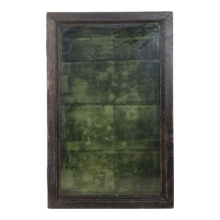 Mid 20th Century European Wall Mount Wood Vitrine Showcase For Sale