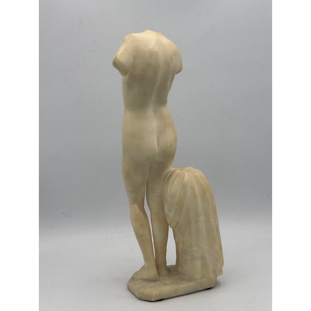 Early 20th-Century Grand Tour Italian Carved White Marble Statuette After the Venus of Cyrene For Sale In Los Angeles - Image 6 of 18