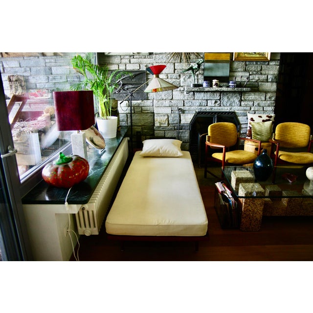 Minerva Daybed in Teak and Alcantara by Peter Hvidt, 1950s For Sale - Image 11 of 17