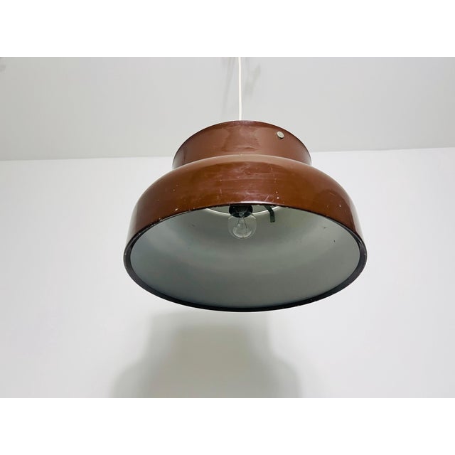 Space Age Bumling Brown Pendant Lamp by Atelje Lytan, Sweden, 1970s For Sale - Image 6 of 10