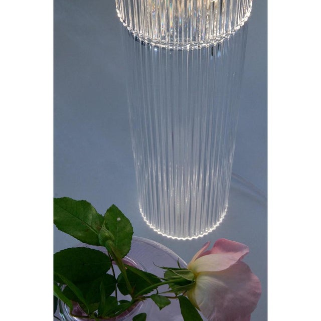 Not Yet Made - Made To Order Pure Crystal Glass Onna Clear and Grande Amber Table Lamp by Studio Bojola For Sale - Image 5 of 8