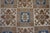 1860s Ivory Geometric Antique N. Chinese Mongolian Rug 10'4" X 13'4" Handknotted Wool Carpet For Sale - Image 17 of 18