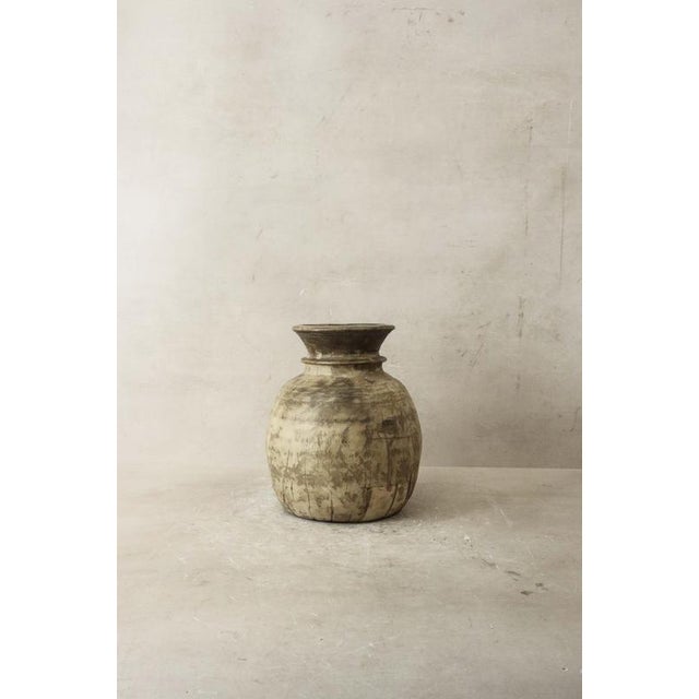 Vintage Teak Vase For Sale - Image 5 of 5