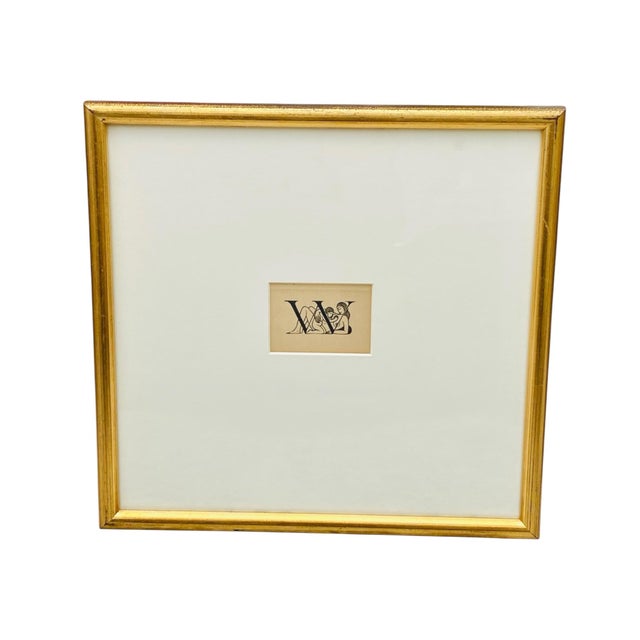 Eric Gill, Decorative Initial Letters, Autumn Midnight, 1923-1929, Wood Engravings, 1929, Set of 4 For Sale - Image 11 of 16